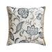 Pillow Cover Blue 22 x22 (55x55 cm) Pillow Covers Linen Floral Jute Lace Throw Pillows For Sofa Nature & Floral Pattern Contemporary Style Halloween Decorations - Morning Glories