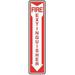 ACCUFORM MFXG545VS Fire Extinguisher Sign 18 x 4In R/WHT