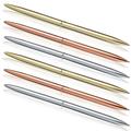 6 Pcs Ballpoint Pens Simple Metal Ballpoint Pens Writing Pens Office School Supplies