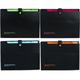 4pcs Expanding File Folder A4 File Folder Organizer Five-Pocket Folder File Folder for School Office