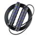 Weighted Jump Rope for Workout Fitness Tangle-Free Rapid Speed Skipping Rope for MMA Boxing Weight-lossï¼Œblue black