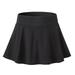 MSJUHEG Womens Dresses Black Dress Women Shorts Fashion Tennis Pants Fold Sports Running Golf Plus Size Skrit Tennis Dress Black 2Xl