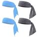 Tie Headbands for Women Men & Kids -Basketball Sports & Tennis - Athletic Headbands - Sweat Wicking Headband