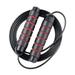 Weighted Jump Rope for Workout Fitness Tangle-Free Rapid Speed Skipping Rope for MMA Boxing Weight-lossï¼Œred black