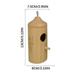 COFEST Feeder Wooden Outdoor Garden Hanging Bird Feeder-Hummingbird House With Natural Wood For Attracting And Nurturing Hummingbirds B