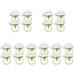 TINKSKY 20 pcs Flower Rose Napkin Rings Artificial Flower Napkin Rings Holder Wedding Napkin Holders