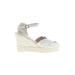 Toni Pons Wedges: Silver Shoes - Women's Size 38