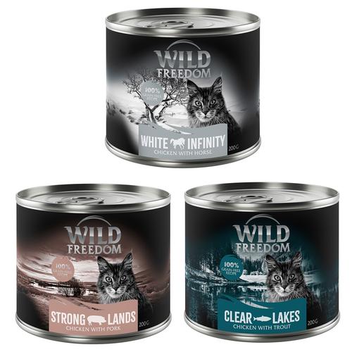 6x200g Adult Wild Freedom getreidefreies Katzenfutter nass