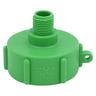 IBC Adapter mit 0,5"" Feingewinde AG - Anschluss S60x6 / 62mm : 0,5"" Feingewinde - Außengewinde