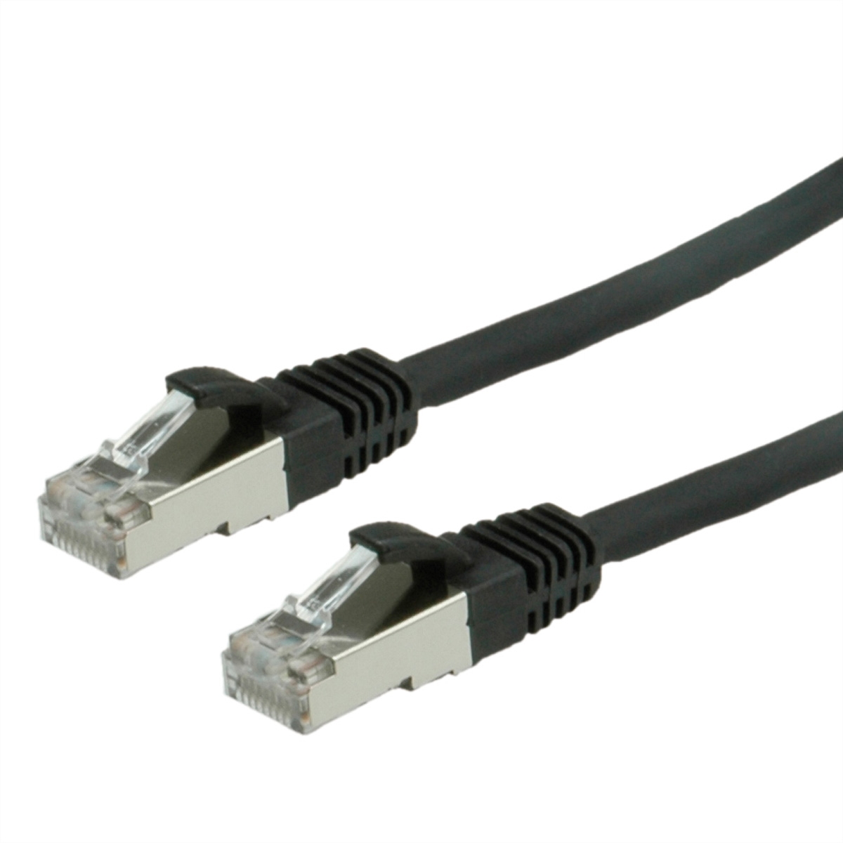 VALUE Patchkabel Cat.6 (Class E) S/FTP (PiMF), LSOH, schwarz, 7 m Image