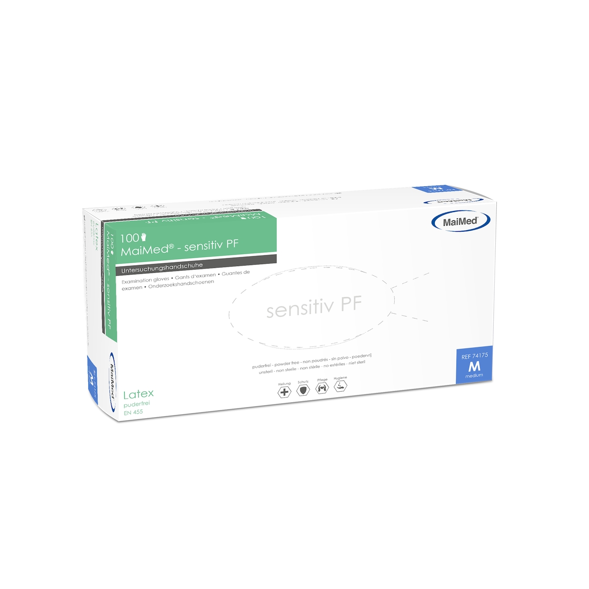 MaiMed® - sensitiv PF Latexhandschuh Größe L Image