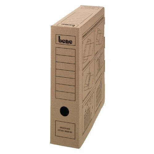 Bene Archivbox Wellpappe Braun 8 x 29 x 33 cm Image