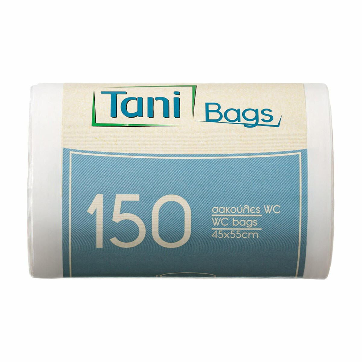 VEPATIM 750x TANI Bad Müllsäcke 24 L HDPE 45x55 cm 11my weiß Image