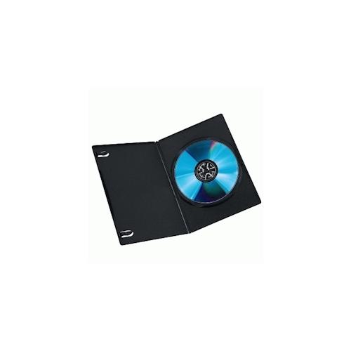 Hama DVD Slim Box 10, Black 1 Disks Schwarz