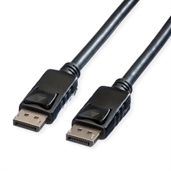 ROLINE DisplayPort Kabel, DP-DP, v1.2, ST - ST, TPE, schwarz, 3 m Image