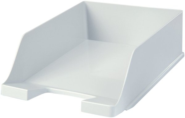 Han Briefkorb Klassik XXL, lichtgrau, C4, stapelbar, großes Fassungsvermögen durch hohe Seitenwände Image