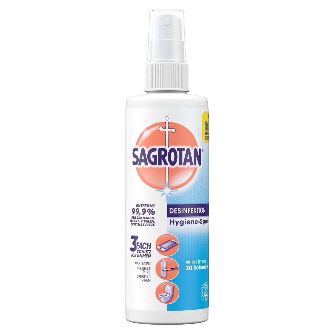 Sagrotan Hygiene Pumpspray Desinfektion Pilze Keime Hygienespray 250ml Image