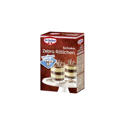 Dr. Oetker Schoko Zebra Röllchen 10 x 75 g (750 g)