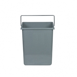 Hailo Inneneimer 1094089 hellgrau 8,5 Liter 226 x 150 x 287 mm mit Henkel Image