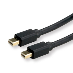 ROLINE Mini DisplayPort Kabel, v1.4, mDP - mDP, ST - ST, schwarz, 2 m Image