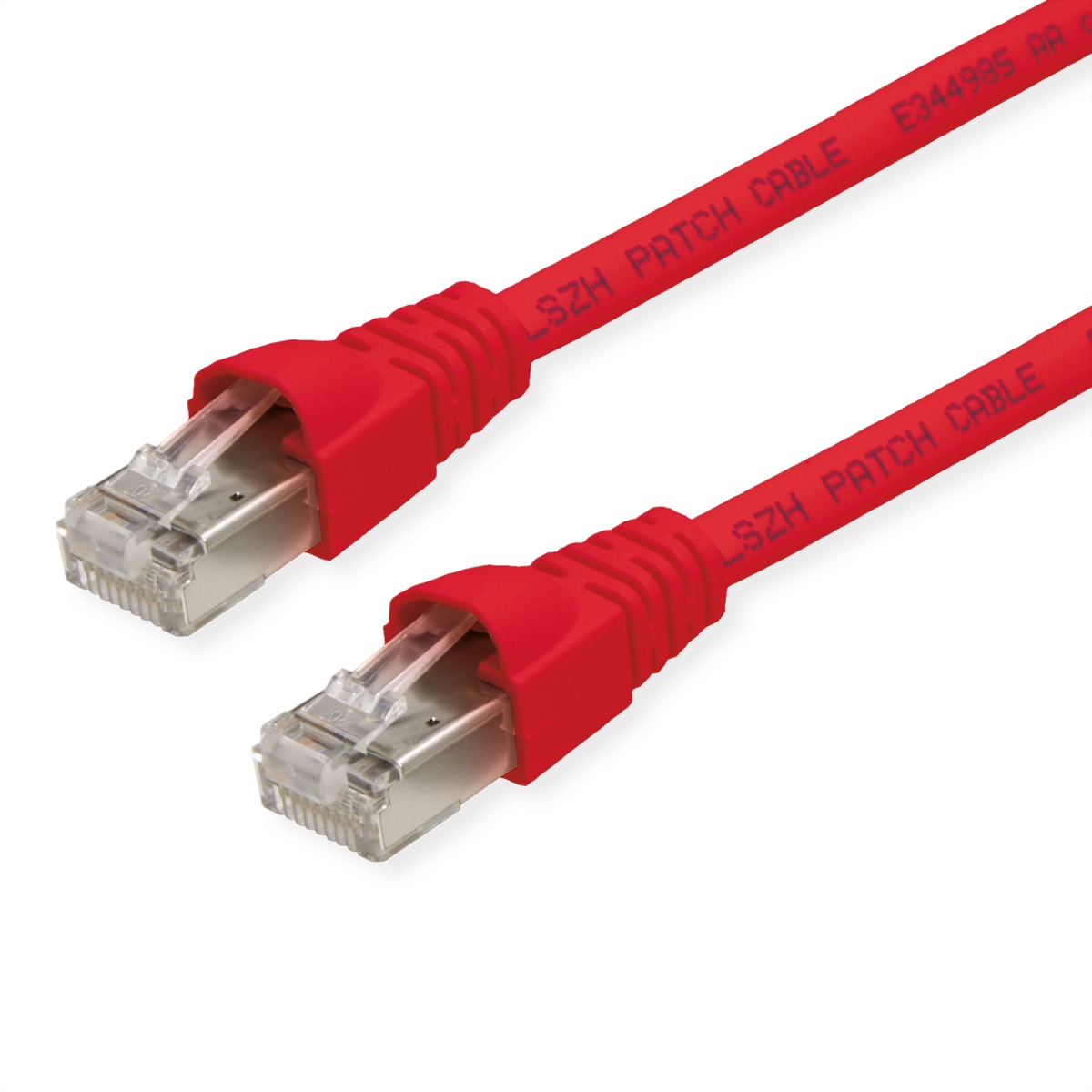 TELEGÄRTNER Patchkabel S/FTP, Cat.6A, LSOH, rot, 0,5 m Image