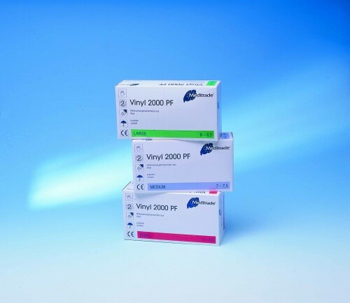 Meditrade Vinyl 2000 PF - Vinyl, unsteril, puderfrei : Gr. Large Image