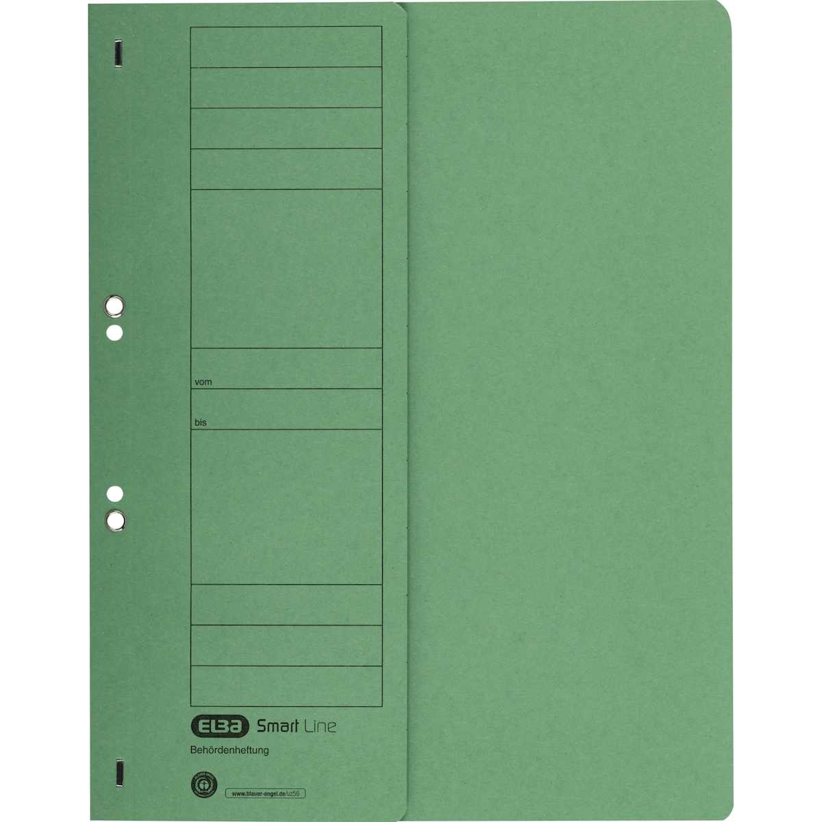 ELBA 100560003 Ösenhefter DIN A4 Vorderd. halb Amtsheftung grün Image
