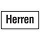 WC-Schild, Herren, Folie, 50 x 100 mm - 100x50 mm Folie selbstklebend