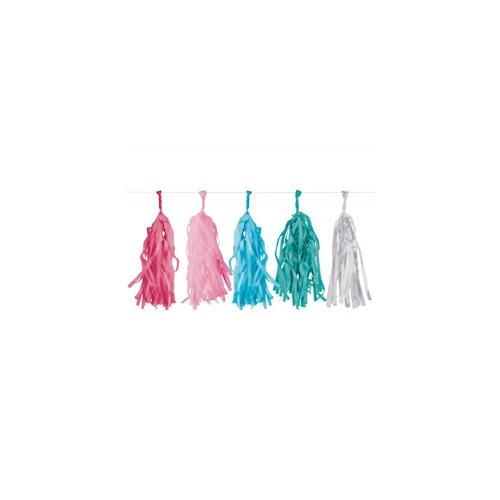 Tassel Girlande bunt