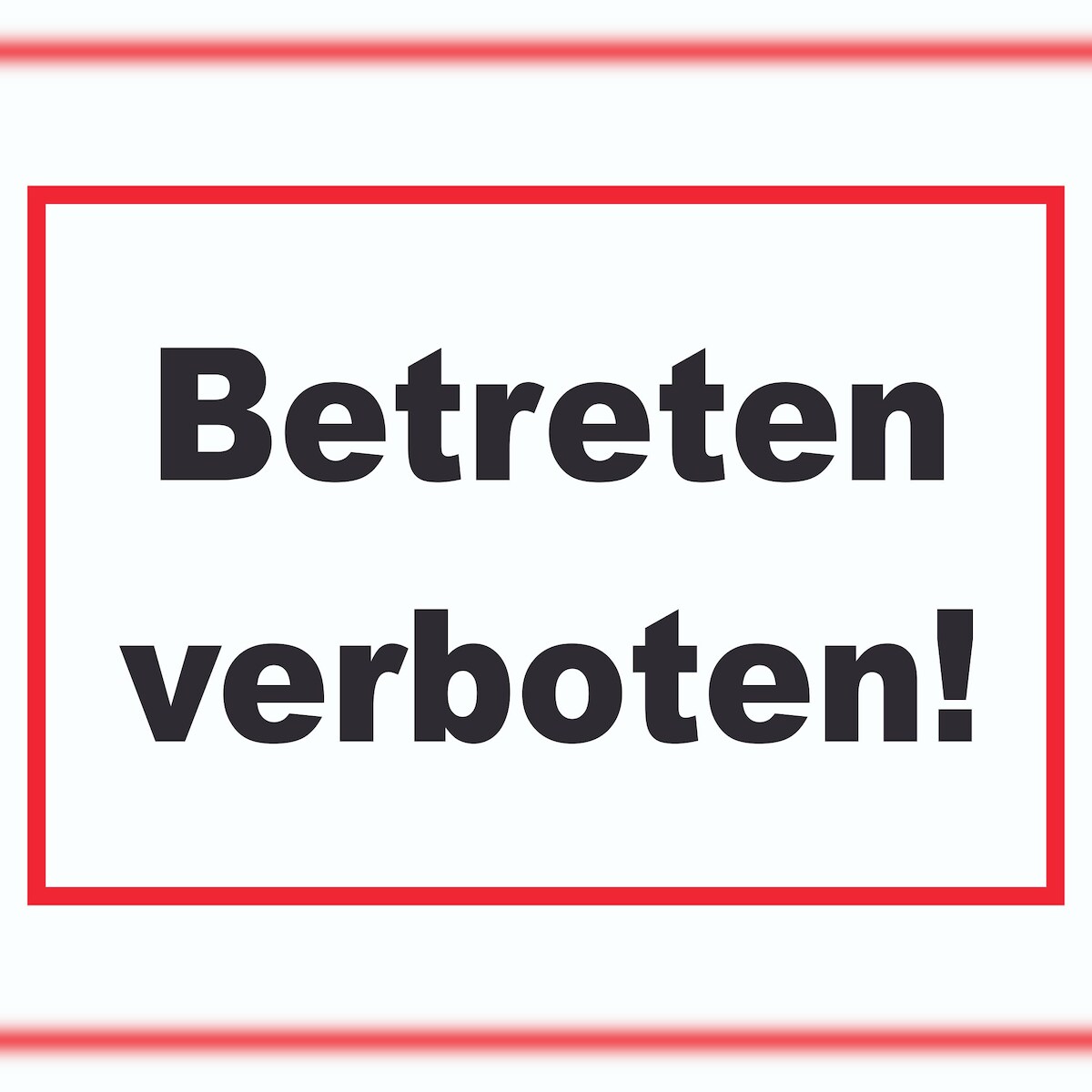 Betreten verboten Schild A3 (297x420mm) Image