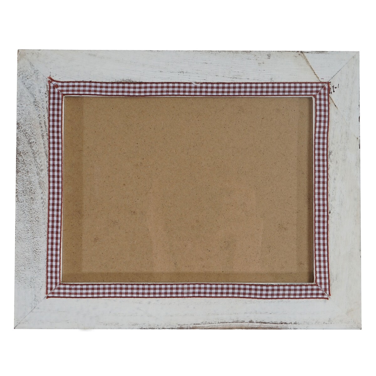 Mendler Bilderrahmen T247, Fotorahmen Wand-Rahmen, 19x24cm Shabby-Look Landhaus ~ weiß Image