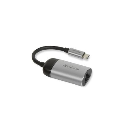 Verbatim 49146 Schnittstellen-Hub USB 3.2 Gen 1 (3.1 Gen 1) Type-C 1000 Mbit/s Schwarz, Silber