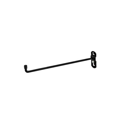 PROREGAL Werkzeughalter mit senkrechtem Hakenende für Lochplatte | 15cm | Tiefschwarz Image