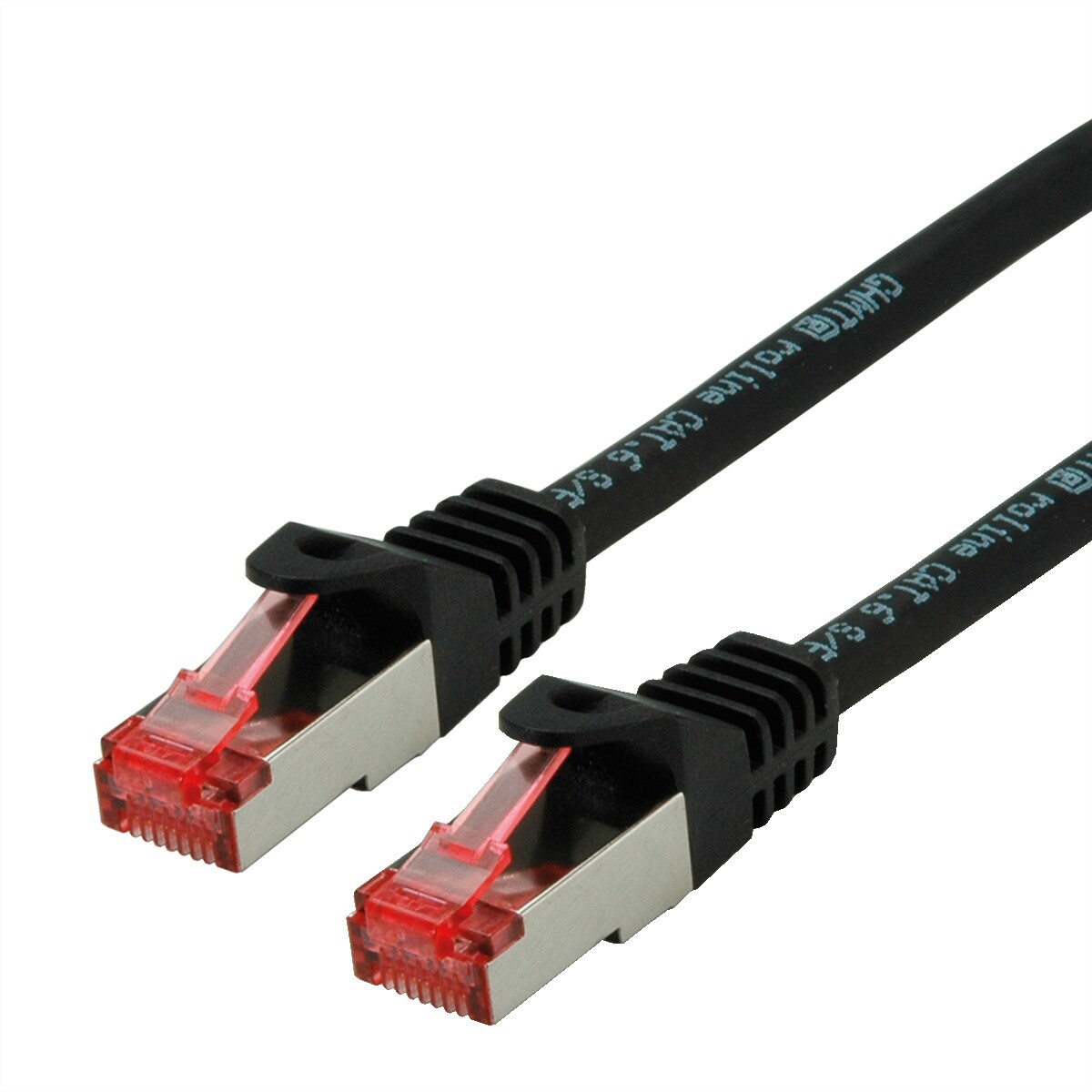 ROLINE Patchkabel Cat.6 S/FTP (PiMF), Component Level, LSOH, schwarz, 2 m Image