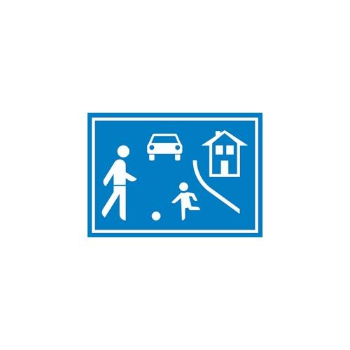 Spielstraße Schild Verkehrberuhigung A3