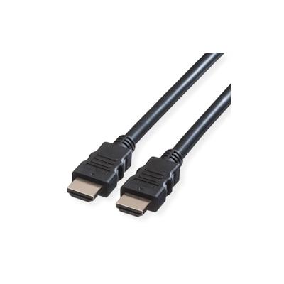 VALUE 8K HDMI Ultra HD Kabel mit Ethernet, ST/ST, schwarz, 1 m