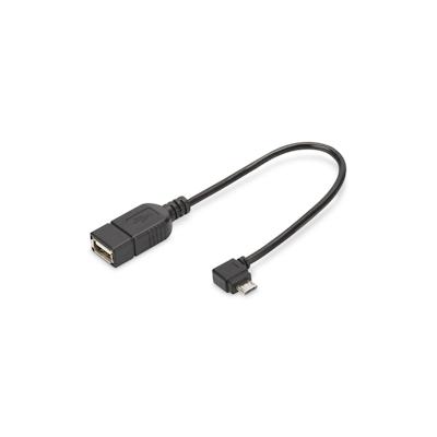 ASSMANN DIGITUS USB 2.0 Adapterkabel, OTG, Typ micro B - A St/Bu,0.15m Image