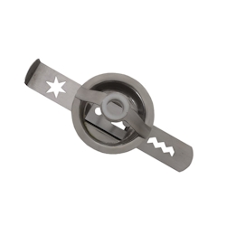 WOLFCUT Spritzgebäckvorsatz INOX-Stahl Größe 5 kompatibel mit BOSCH MUM4, MUM5 / JUPITER 862 560 / ALEXANDERWERK 5 uvm. Image