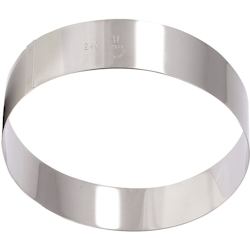 Matfer Mousse-Ring aus Edelstahl, Höhe 4.5 cm, 26 cm (371411) Image