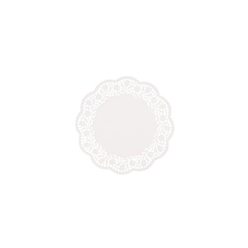 PAPSTAR 100 Tortenspitzen rund Ø 25 cm weiss