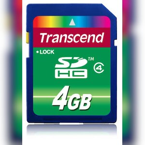Transcend TS4GSDHC4 Speicherkarte 4 GB SDHC Image