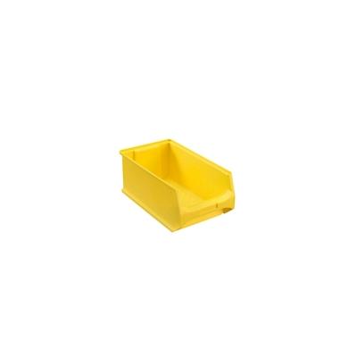 PROREGAL Gelbe Sichtlagerbox 4.0 | HxBxT 15x20x35cm | 7,2 Liter | Sichtlagerbehälter, Sichtlagerkasten, Sichtlagerkastensortiment, Sortierbehälter Image
