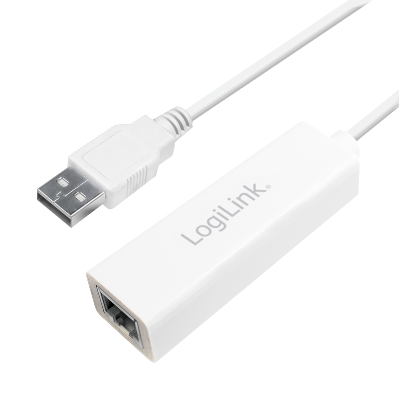 LogiLink USB 2.0 zu Fast Ethernet RJ45 Adapter 1 Stück Image