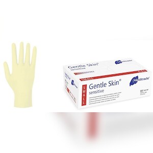Meditrade Gentle Skin® Sensitive Latexhandschuh - 100 Stück : XL Image