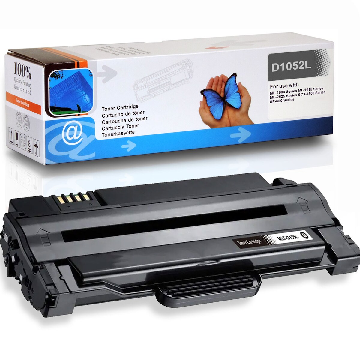 D&C Toner für Samsung ML-2525 Series Tonerkassette Schwarz 2.500 Seiten kompatibel Samsung ML2525 Series Drucker MLT-D1052L Image