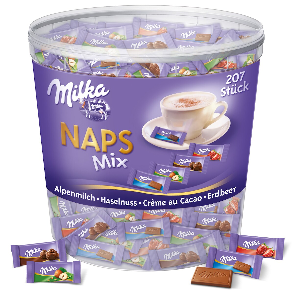 Milka Pralinen Naps Mix 207 Portionen (1kg) Image