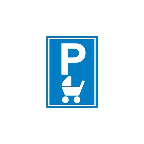 Kinderwagen Parkplatz Schild A6 (105x148mm)