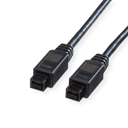 ROLINE IEEE 1394b Kabel, 9/9polig, schwarz, 1,8 m Image