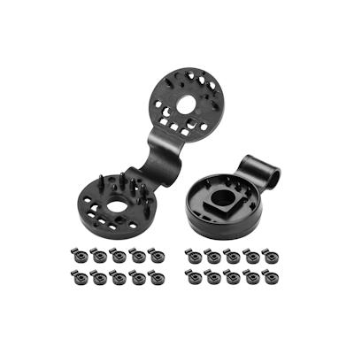 DETEX® Befestigungsclips für Schattiernetze Zaunblende Sichtschutz Windschutz 20er Set Image