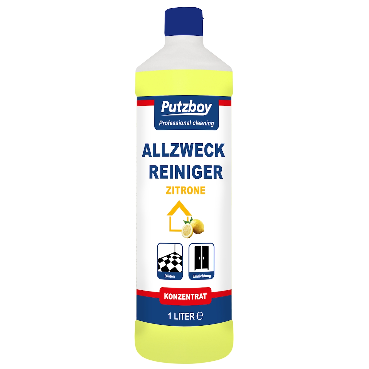 Putzboy Allzweck Reiniger - Konzentrat - 1 Liter - Universalreiniger für Böden und Oberflächen - Made in Germany Image